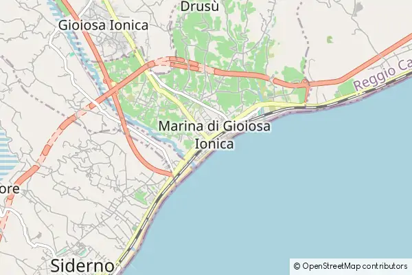 Mapa Marina di Gioiosa Ionica