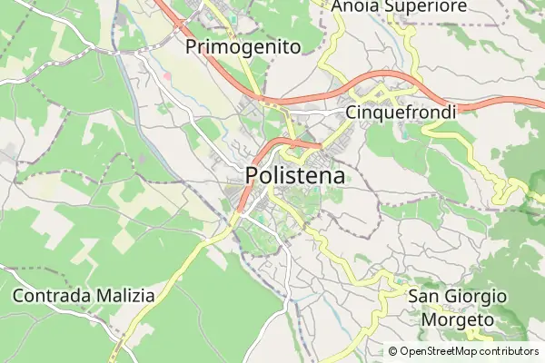 Mapa Polistena