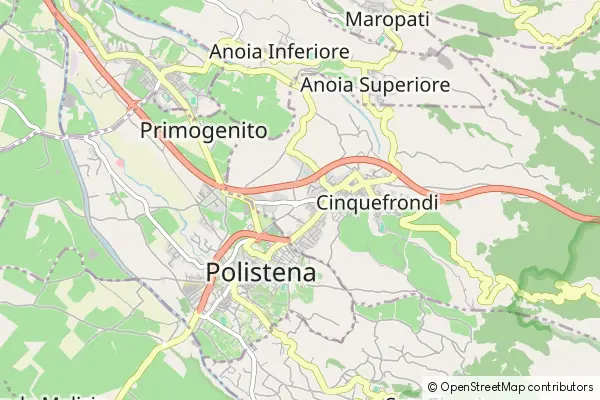 Mapa Cinquefrondi