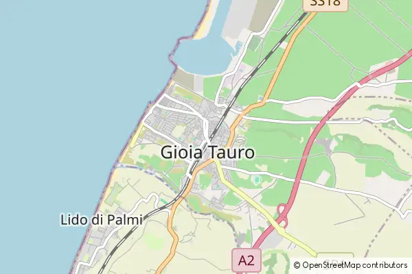 Mapa Gioia Tauro