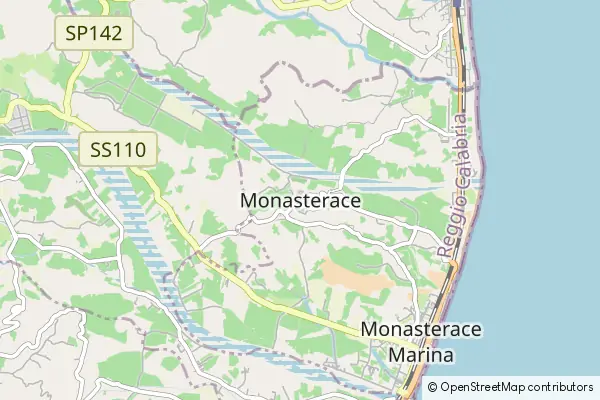 Mapa Monasterace