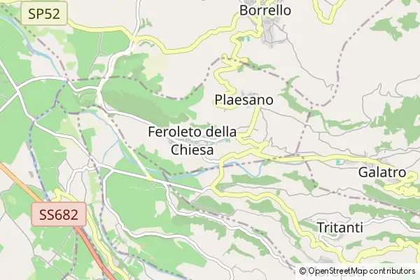 Mapa Feroleto della Chiesa