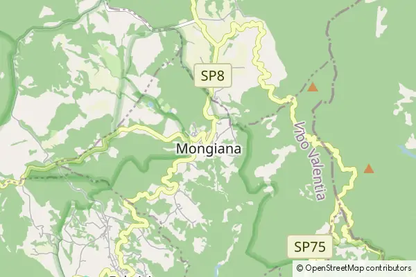 Mapa Mongiana