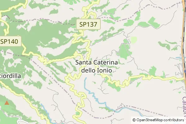 Mapa Santa Caterina dello Ionio