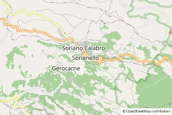 Mapa Sorianello