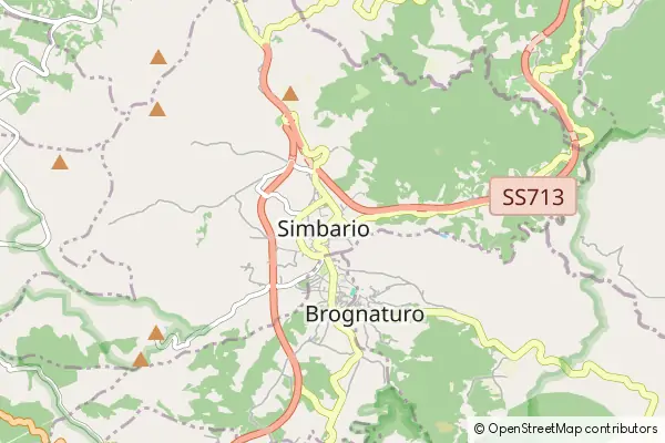 Mapa Simbario