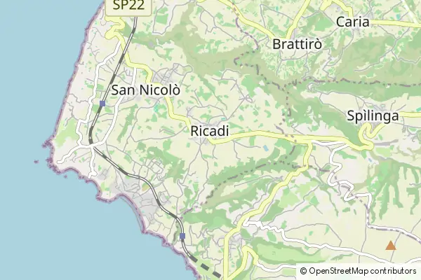 Mapa Ricadi