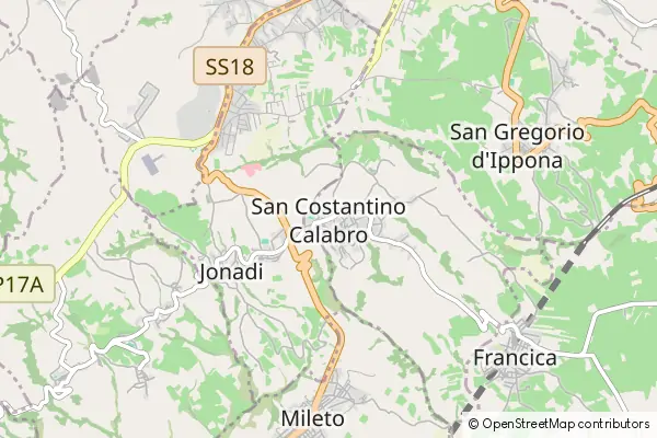 Mapa San Costantino Calabro