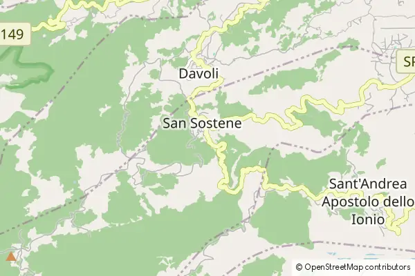 Mapa San Sostene