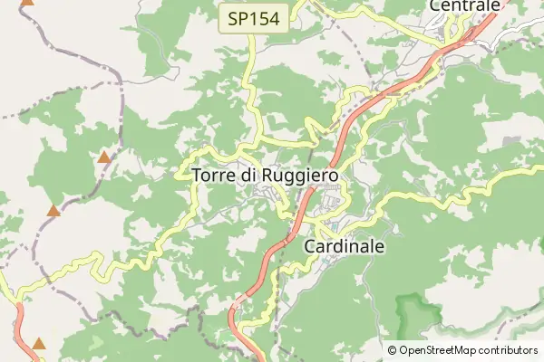 Mapa Torre di Ruggiero