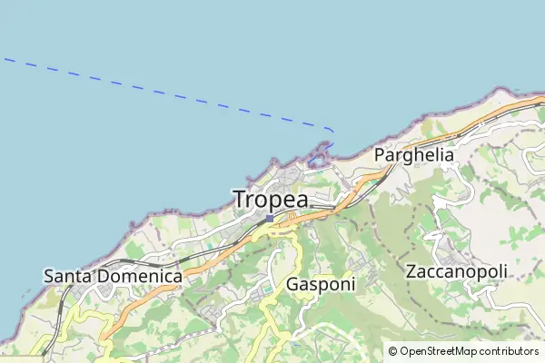 Mapa Tropea