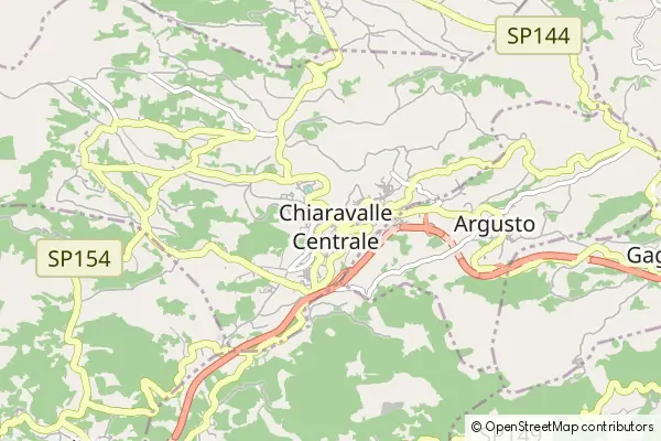 Mapa Chiaravalle Centrale