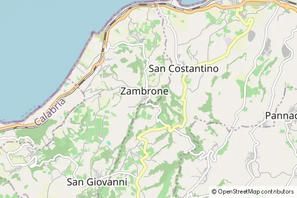 Mapa Zambrone