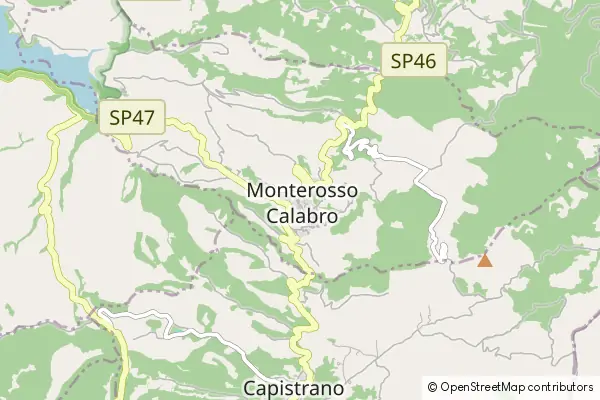 Mapa Monterosso Calabro