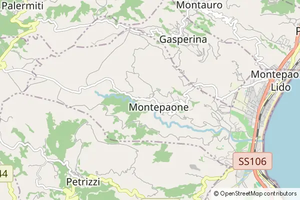 Mapa Montepaone