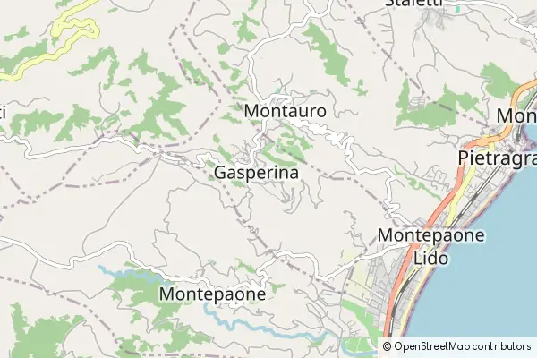 Mapa Gasperina