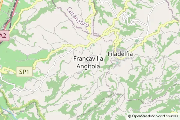 Mapa Francavilla Angitola