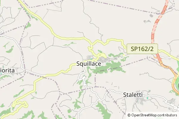 Mapa Squillace