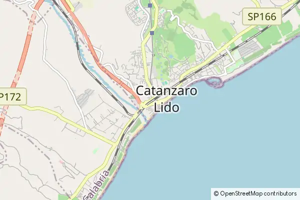 Mapa Catanzaro Lido