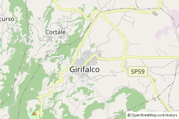 Mapa Girifalco