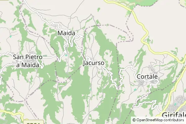 Mapa Jacurso