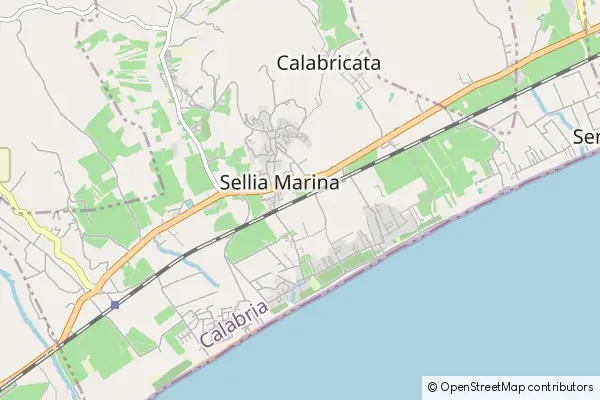 Mapa Sellia Marina