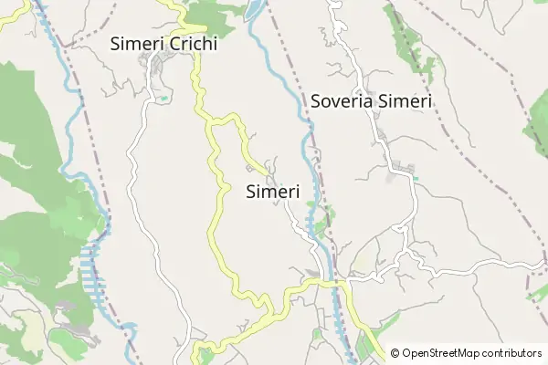 Mapa Simeri