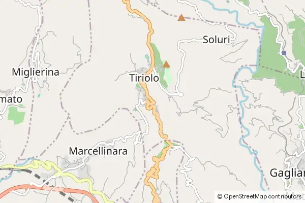 Mapa Tiriolo