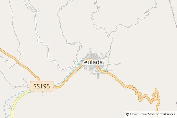 Mapa Teulada