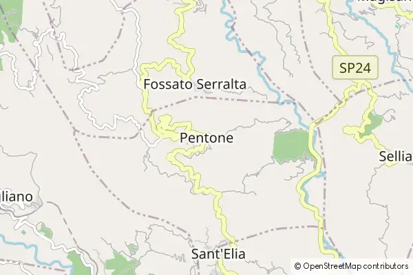 Mapa Pentone