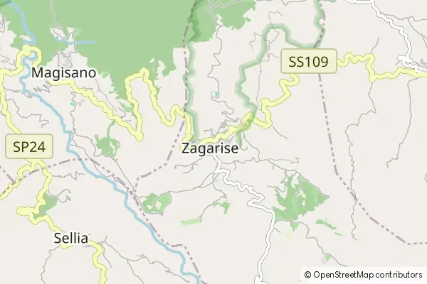 Mapa Zagarise