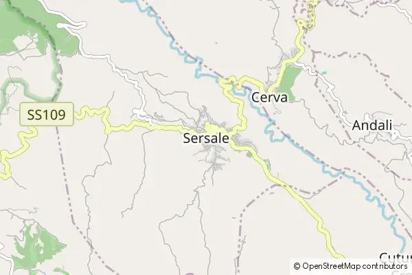 Mapa Sersale