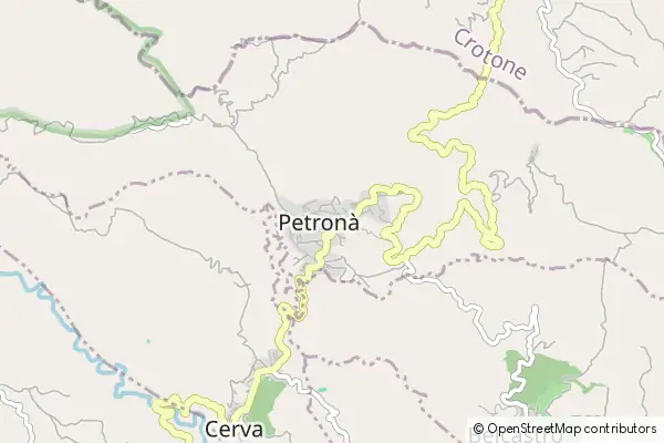 Mapa Petronà