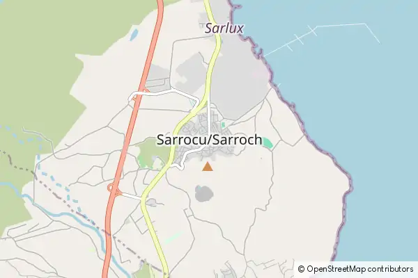 Mapa Sarroch