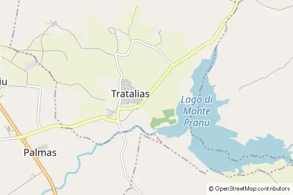 Mapa Tratalias