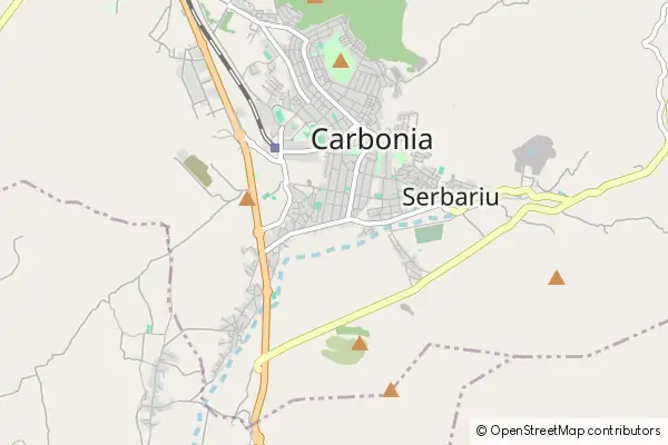 Mapa Carbonia