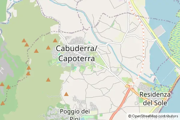 Mapa Capoterra