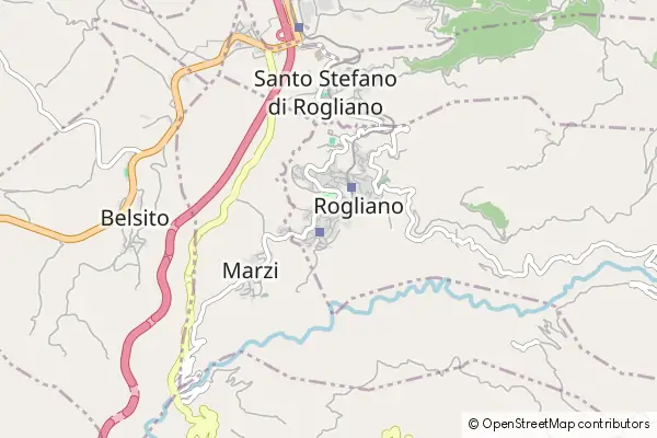 Mapa Rogliano