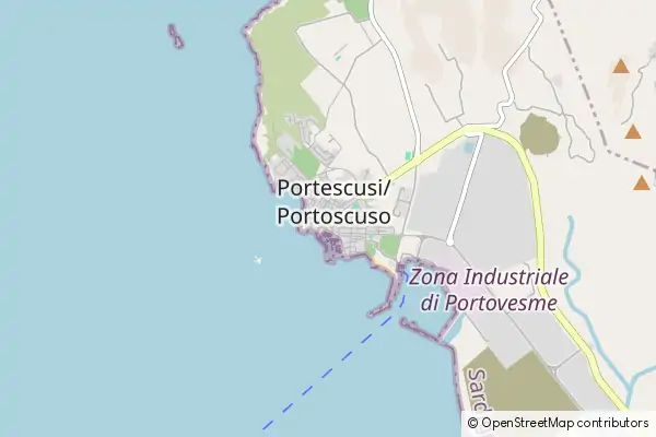 Mapa Portoscuso