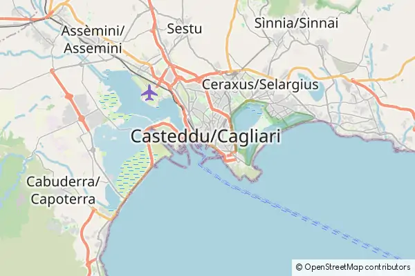 Mapa Cagliari