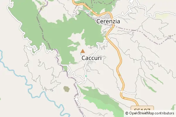 Mapa Caccuri