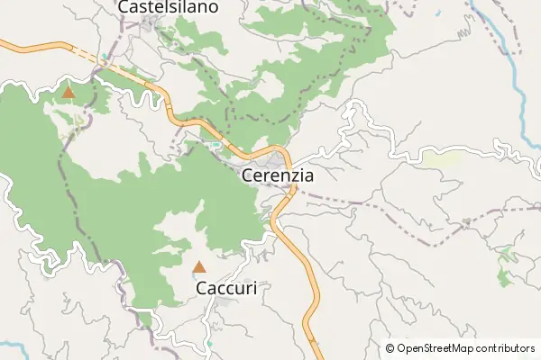 Mapa Cerenzia