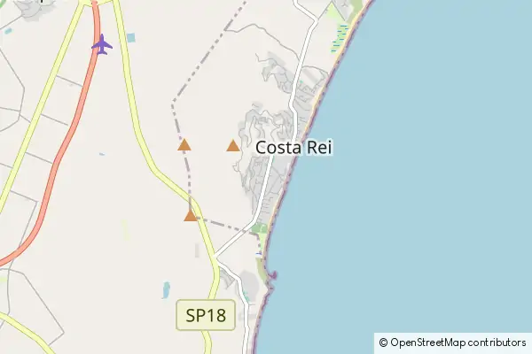 Mapa Costa Rei