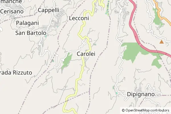 Mapa Carolei