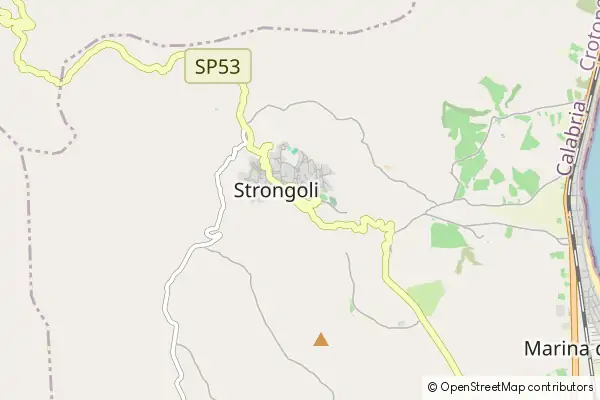 Mapa Strongoli