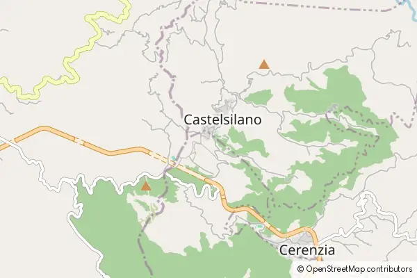 Mapa Castelsilano