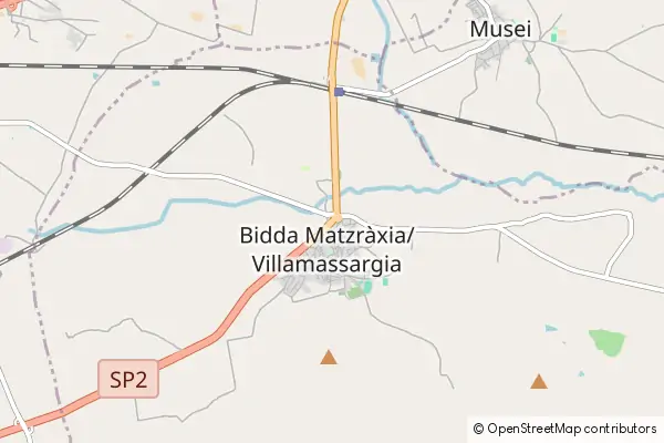 Mapa Villamassargia