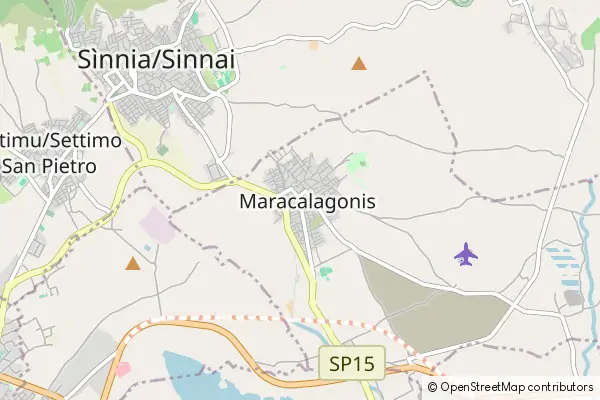 Mapa Maracalagonis