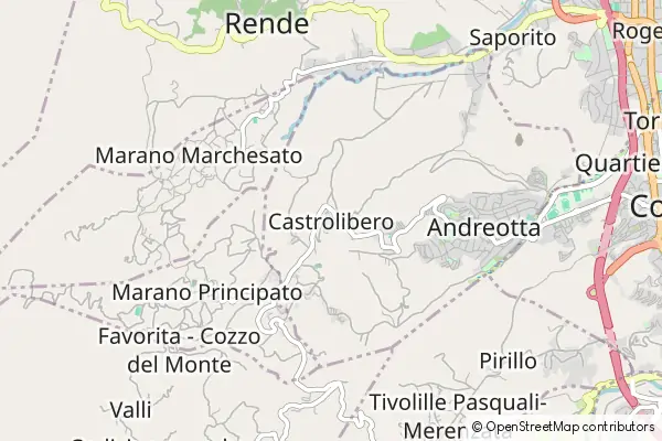 Mapa Castrolibero