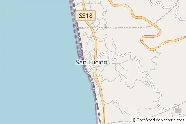 Mapa San Lucido